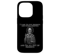 Icône I Came to Give Presents and Punch Heretics St Nicolas Coque pour iPhone 14 Pro