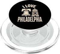Icône I Love Philadelphia Liberty Bell PopSockets PopGrip pour MagSafe