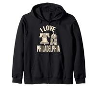 Icône I Love Philadelphia Liberty Bell Sweat à Capuche