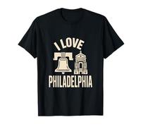 Icône I Love Philadelphia Liberty Bell T-Shirt