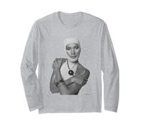 Icône Mode et Musique Grace Jones par Allan Ballard Manche Longue