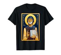 Icône orthodoxe Benoît de Nursie T-Shirt Graphique avec Valeur