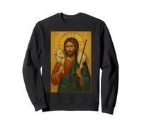 Icône orthodoxe de Jésus-Christ Le Bon Berger Sweatshirt