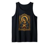 Icône orthodoxe de la Vierge Marie - Œuvre d'art sacrée médiévale Débardeur