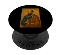 Icône orthodoxe de l'apôtre Paul PopSockets PopGrip Adhésif