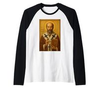 Icône orthodoxe de Saint Athanase d'Alexandrie Manche Raglan