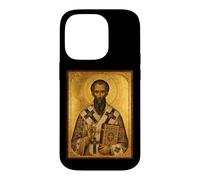 Icône orthodoxe de Saint Basile de Césarée Coque pour iPhone 14 Pro