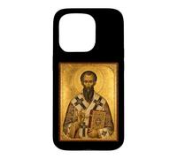 Icône orthodoxe de Saint Basile de Césarée Coque pour iPhone 15 Pro