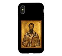 Icône orthodoxe de Saint Basile de Césarée Coque pour iPhone X/XS