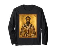 Icône orthodoxe de Saint Basile de Césarée Manche Longue