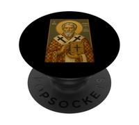 Icône orthodoxe de Saint Denys l’Aréopagite PopSockets PopGrip Adhésif