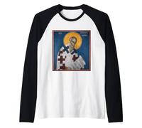 Icône orthodoxe de Saint Épiphane de Salamine Manche Raglan