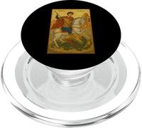 Icône Orthodoxe de Saint Georges et du Dragon PopSockets PopGrip pour MagSafe