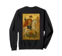 Icône orthodoxe de Saint Georges et du Dragon Sweatshirt