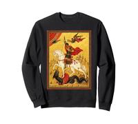 Icône orthodoxe de Saint Georges terrassant Le Dragon Sweatshirt