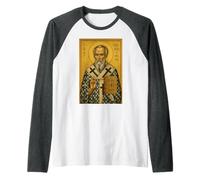 Icône orthodoxe de Saint Grégoire Le Théologien Manche Raglan