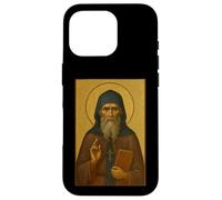 Icône orthodoxe de Saint-Herman d'Alaska Coque pour iPhone 16 Pro