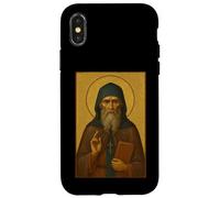 Icône orthodoxe de Saint-Herman d'Alaska Coque pour iPhone X/XS