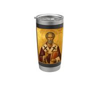 Icône orthodoxe de Saint Ignace d'Antioche Gobelet isotherme en acier inoxydable double paroi