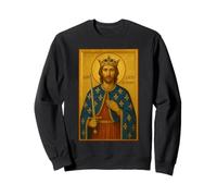 Icône orthodoxe de Saint Louis de France Sweatshirt