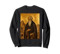Icône orthodoxe de Saint Macaire d'Egypte Sweatshirt