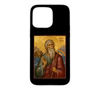 Icône orthodoxe de Saint Noé Le Prophète Coque pour iPhone 15 Pro Max
