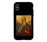 Icône orthodoxe de Saint Noé Le Prophète Coque pour iPhone X/XS