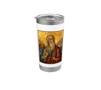 Icône orthodoxe de Saint Noé le Prophète Gobelet isotherme en acier inoxydable double paroi