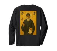 Icône orthodoxe de Saint Paisios du Mont Athos Manche Longue