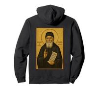 Icône orthodoxe de Saint Paisios du Mont Athos Sweat à Capuche
