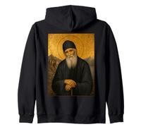 Icône orthodoxe de Saint Paisios du Mont Athos Sweat à Capuche
