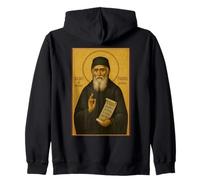 Icône orthodoxe de Saint Paisios du Mont Athos Sweat à Capuche