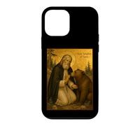 Icône orthodoxe de Saint Séraphin de Sarov avec Un Ours Coque pour iPhone 12 Mini