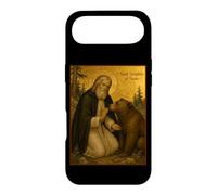 Icône orthodoxe de Saint Séraphin de Sarov avec Un Ours Coque pour iPhone Air