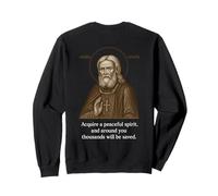 Icône orthodoxe de Saint Séraphin de Sarov Sweatshirt