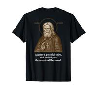Icône orthodoxe de Saint Séraphin de Sarov T-Shirt