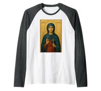 Icône orthodoxe de Sainte Agnès Manche Raglan