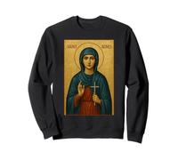 Icône orthodoxe de Sainte Agnès Sweatshirt
