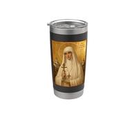 Icône orthodoxe de Sainte Elisabeth Gobelet isotherme en acier inoxydable double paroi