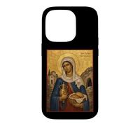 Icône orthodoxe de Sainte Marthe, sœur de Lazare Coque pour iPhone 14 Pro