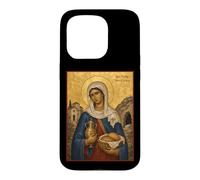 Icône orthodoxe de Sainte Marthe, sœur de Lazare Coque pour iPhone 15 Pro