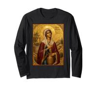 Icône orthodoxe de Sainte Photina, la Samaritaine Manche Longue