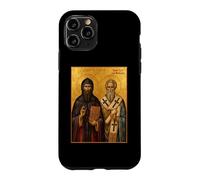 Icône orthodoxe des Saints Cyrille et Méthode Coque pour iPhone 11 Pro