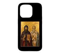 Icône orthodoxe des Saints Cyrille et Méthode Coque pour iPhone 15 Pro
