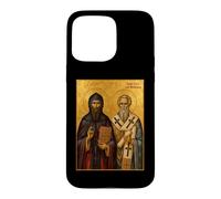 Icône orthodoxe des Saints Cyrille et Méthode Coque pour iPhone 15 Pro Max