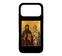 Icône orthodoxe des Saints Cyrille et Méthode Coque pour iPhone 17 Pro Max