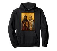 Icône orthodoxe des Saints Cyrille et Méthode Sweat à Capuche