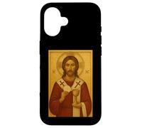 Icône orthodoxe du Christ de l'Eucharistie Coque pour iPhone 16