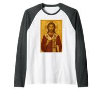 Icône orthodoxe du Christ de l'Eucharistie Manche Raglan