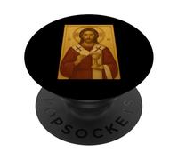 Icône orthodoxe du Christ de l'Eucharistie PopSockets PopGrip Adhésif